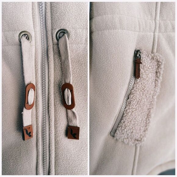 Koolaburra by Ugg Women's Long-Sleeve Outerwear Jacket Doe Tan Small - Picture 3 of 7